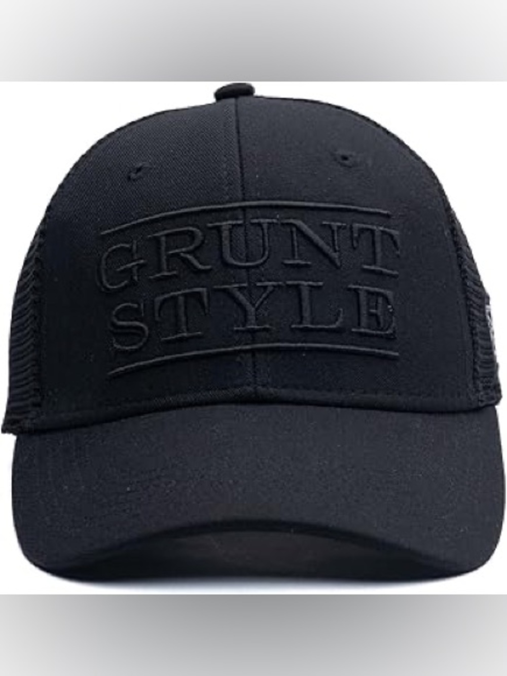 Grunt‎ Style Stacked Logo Baseball Cap - Black